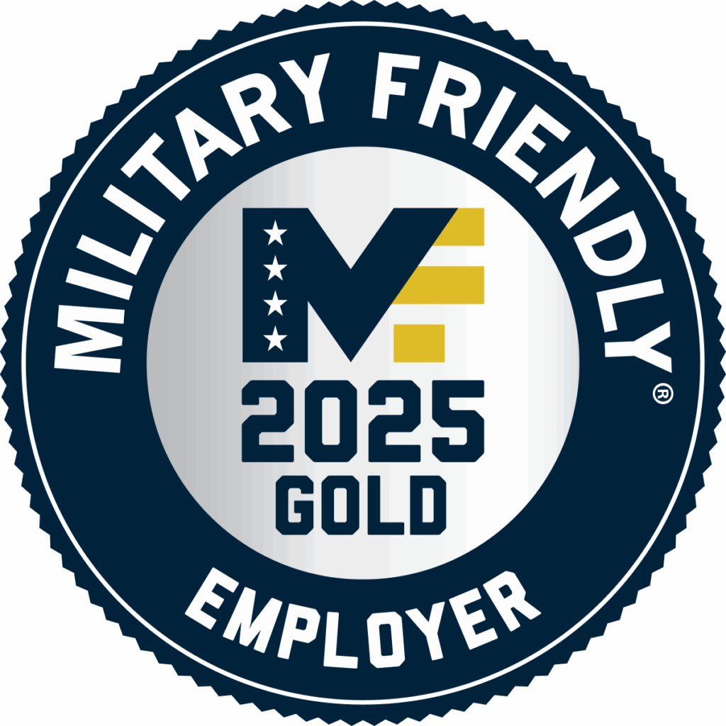 Military Friendly 2025 Gold Employer